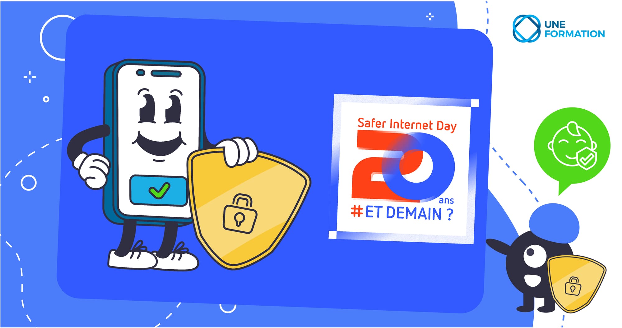 Illustration : Quelle vie numérique pour nos enfants ? Le Safer Internet Day fête ses 20 ans