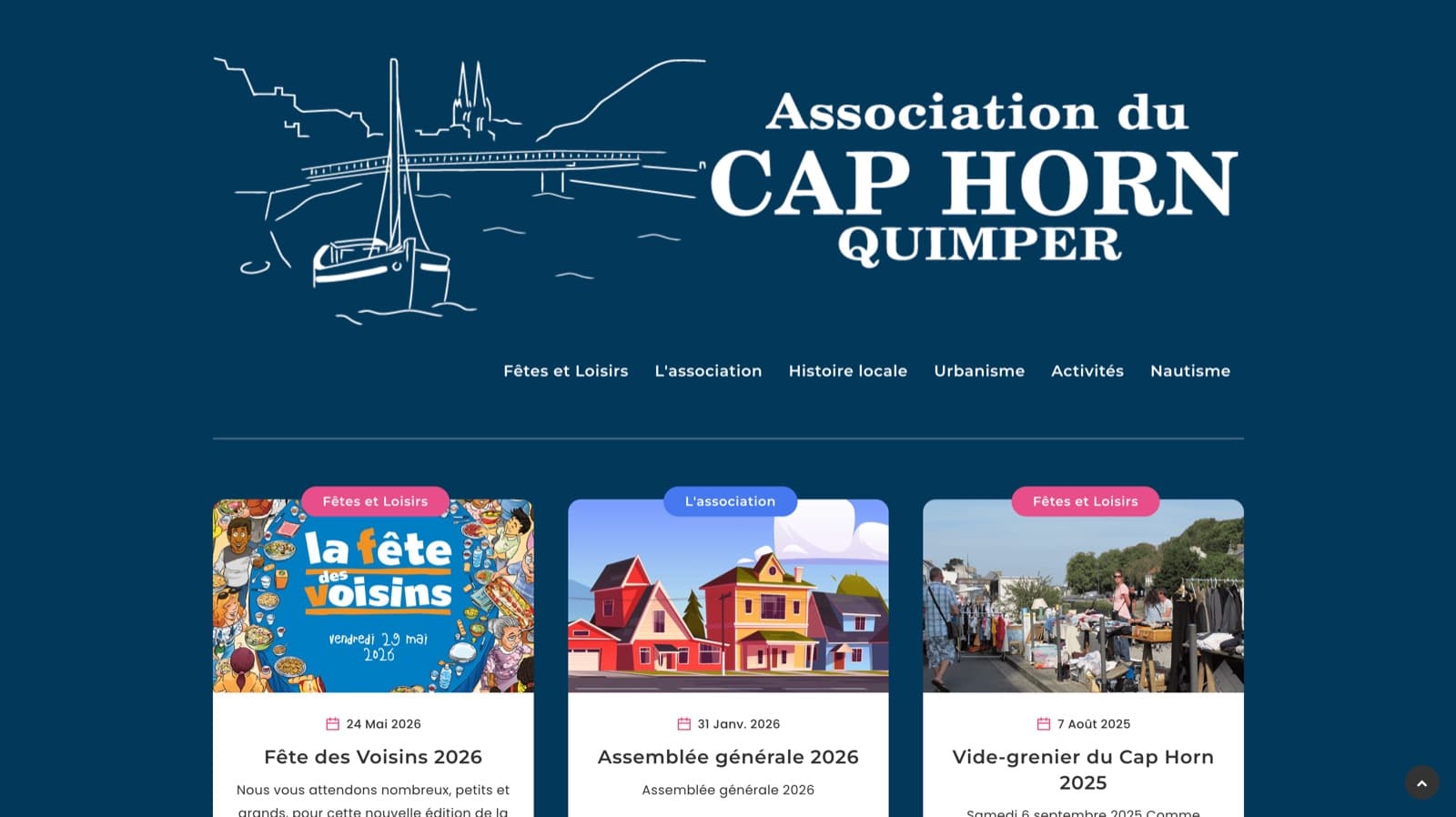 Site du Cap Horn Quimper et ses actualités