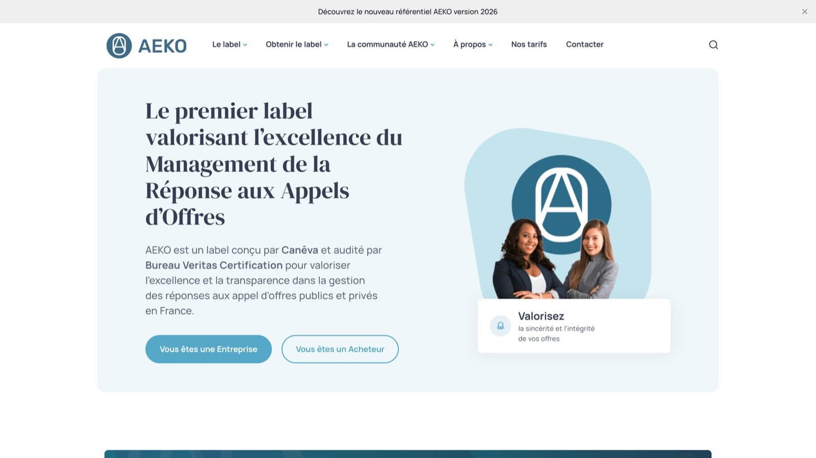 Site du label AEKO et ses actualités