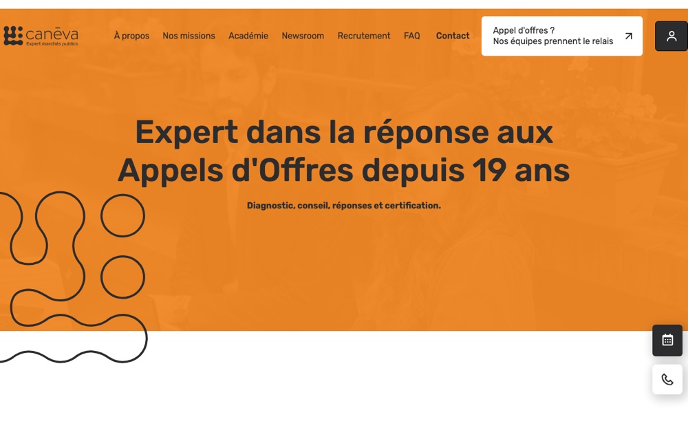 Aperçu du site Caneva