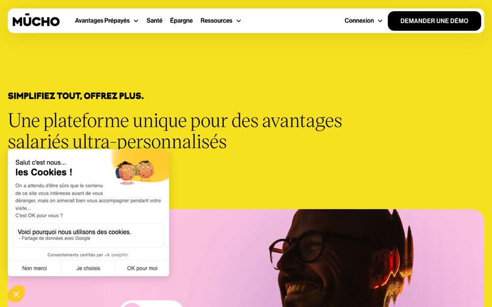 Aperçu du site Mūcho