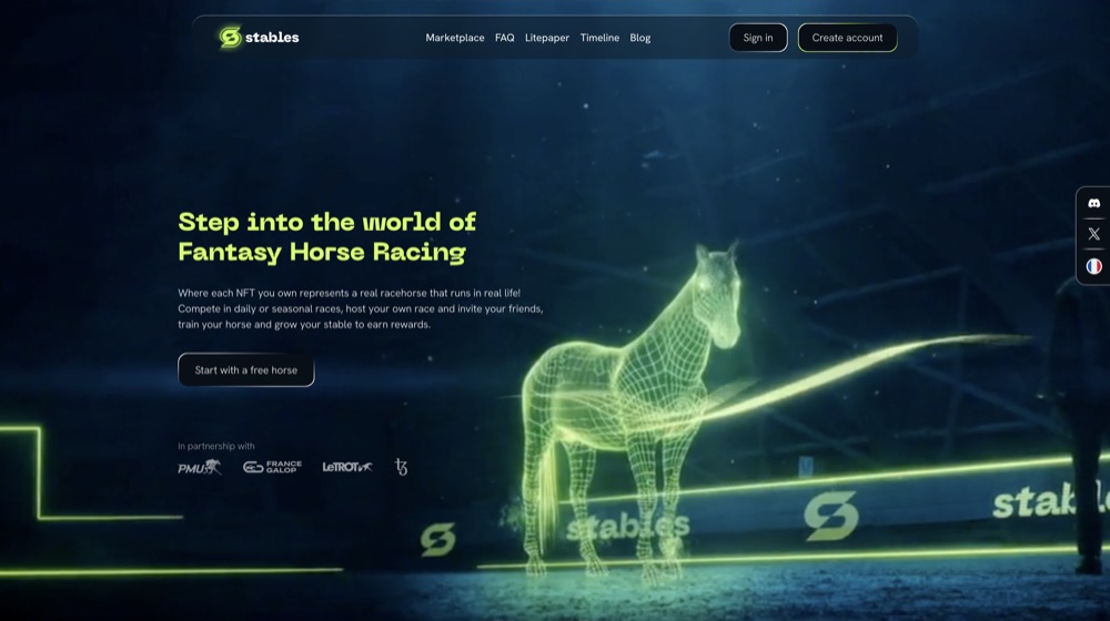 Aperçu du site Playstables